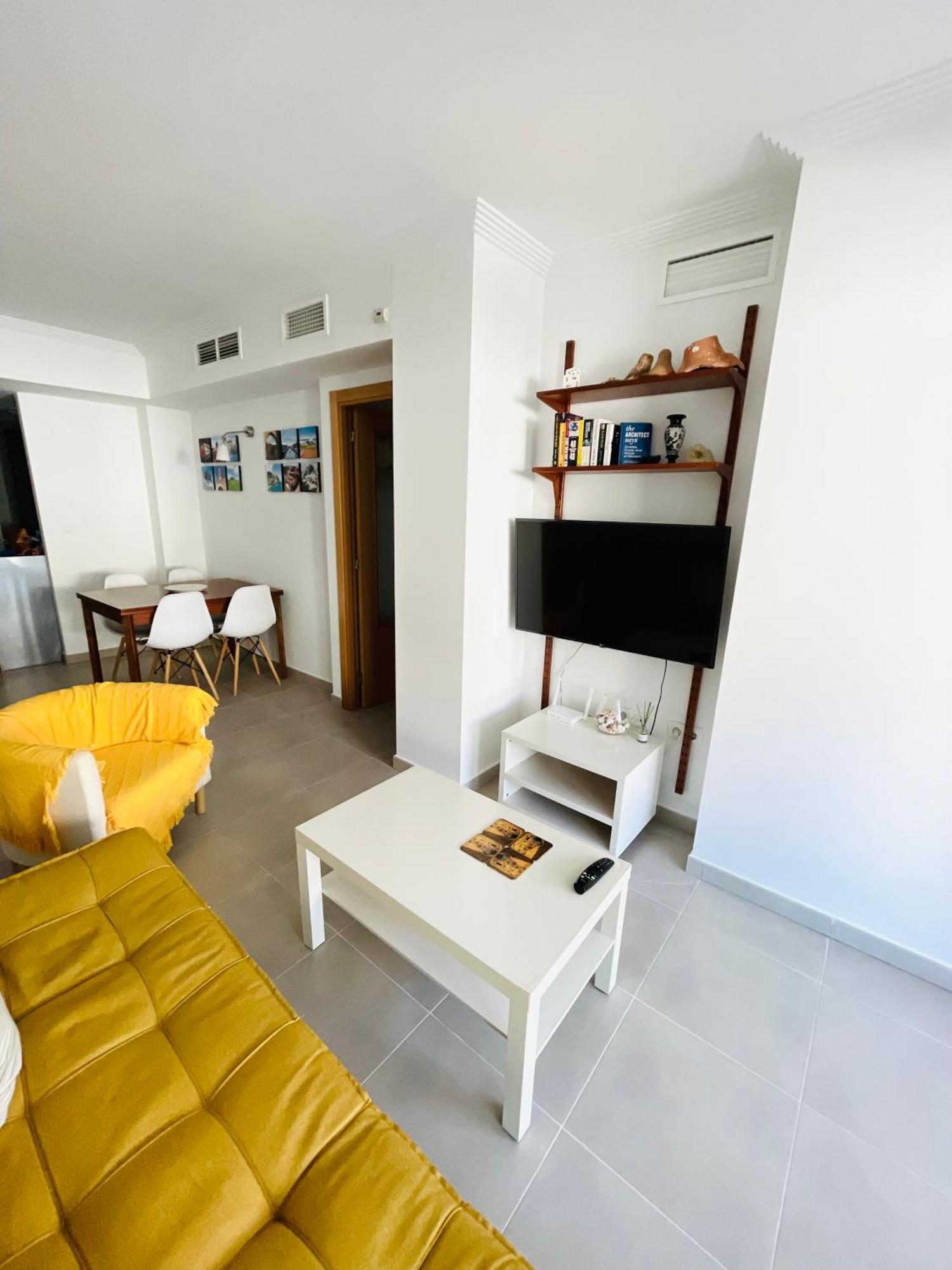 شقة Apartamento En Primera Linea Con Vistas A La Playa Ensenada Del Esparto Del Residencial Vina Del Mar لا مانغا ذيل مار مينور المظهر الخارجي الصورة